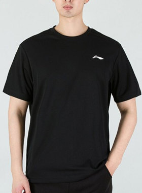 Lining/李宁正品男子春季新款运动休闲系列透气运动T恤AHSR791