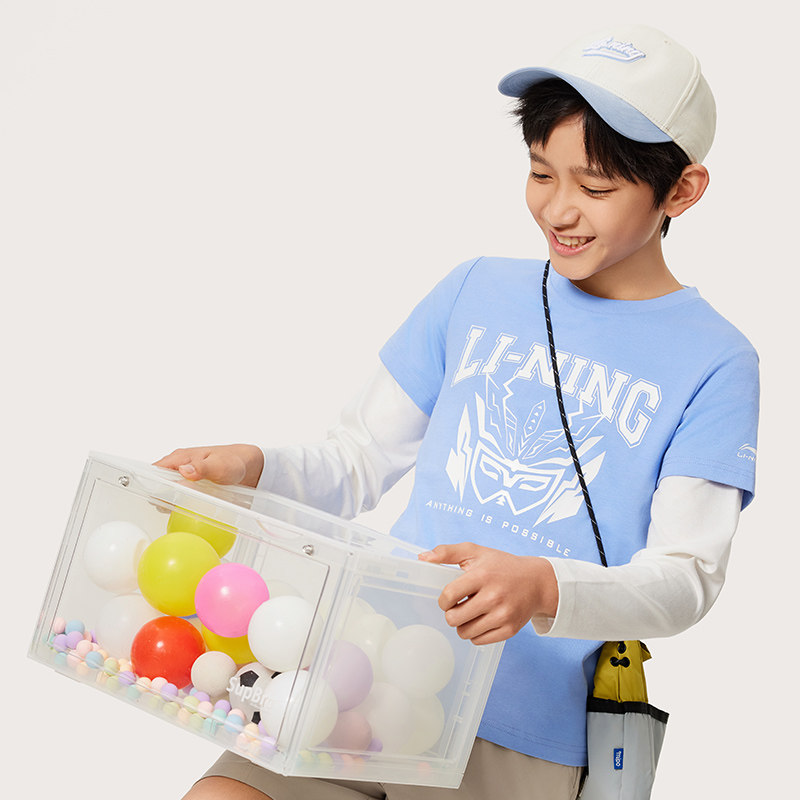 李宁正品男女小大童运动生活系列亲肤柔软短袖文化衫YHSU245-2,童装/婴儿装/亲子装,T恤,淘宝优惠券,粉丝福利购,淘宝优惠卷