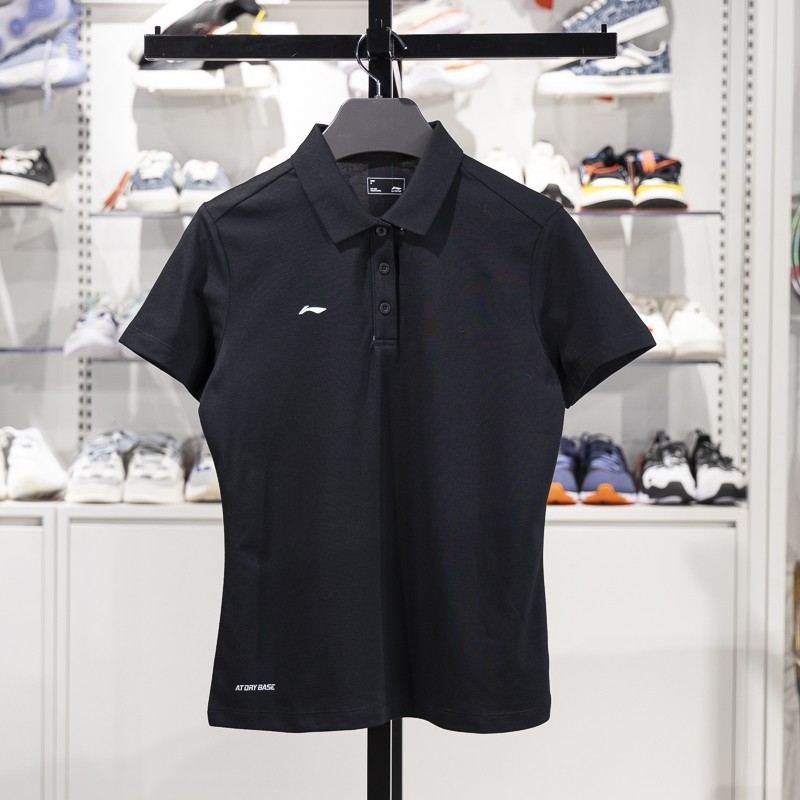 李宁正品运动潮流系列女子纯色翻领百搭透气短袖POLO衫APLV496-4,运动服/休闲服装,运动POLO衫,淘宝优惠券,粉丝福利购,淘宝优惠卷