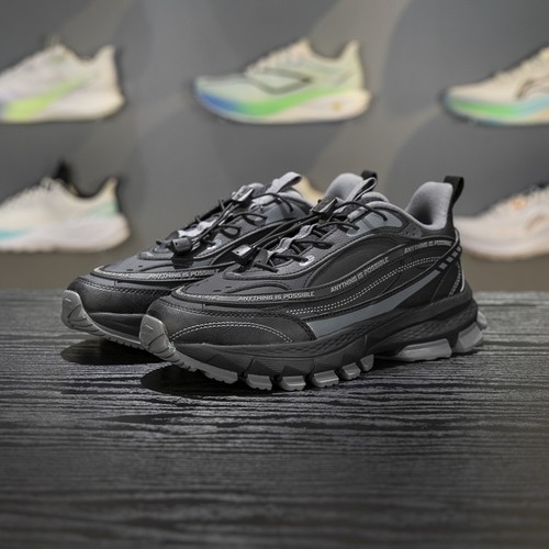 李宁正品新款男大童潮酷运动加绒百搭耐磨回弹运动鞋YKCV160-15