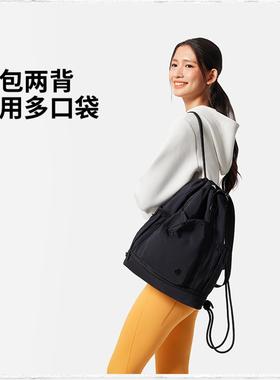 李宁正品运动生活系列男女同款多袋设计休闲百搭单肩背包ABDV145
