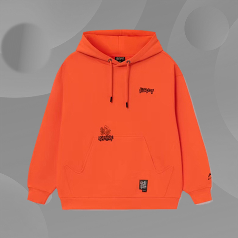 新品李宁反伍BADFIVE长安少年男子秋冬套头连帽卫衣AWDRF91