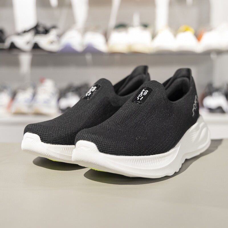 李宁正品SOFT GO 2 KNIT女子轻质舒适缓震一脚蹬休闲鞋AGLV018-9