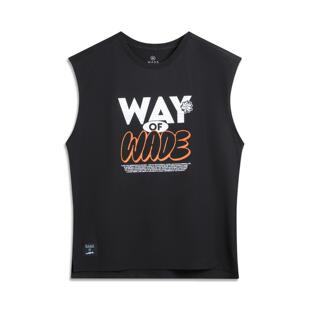 Jay Flow联名系列男子冰感吸湿排汗背心AVSV17 韦德 李宁正品