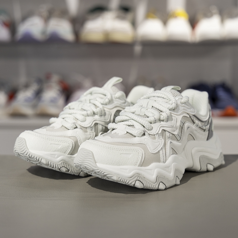 李宁正品猫爪LITE 2女子潮流百搭厚底增高耐磨休闲鞋AGCV030-3