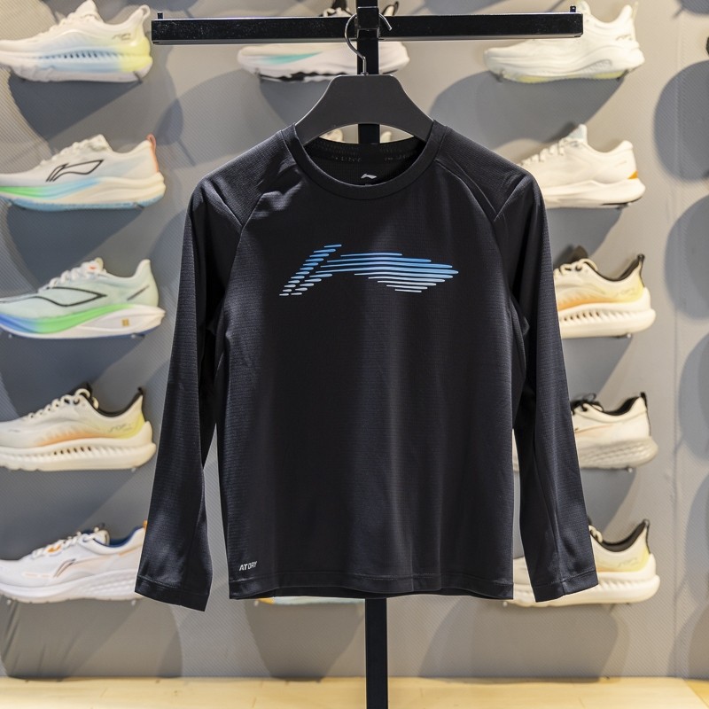 李宁正品秋季新款男女大童经典logo印花透气圆领长袖T恤YTLV019-3,童装/婴儿装/亲子装,T恤,淘宝优惠券,粉丝福利购,淘宝优惠卷