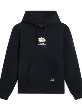 Lining/李宁正品X Phil Hackett联名系列男子宽松连帽卫衣AWDRH97