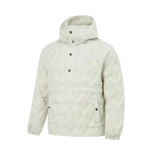 李宁正品 防跑绒运动羽绒服AYMV419 健身系列男子防泼水抗静电短款