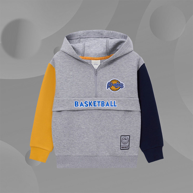 李宁童装春季男中大童运动篮球系列套头连帽卫衣YWDS021,童装/婴儿装/亲子装,卫衣/绒衫,淘宝优惠券,粉丝福利购,淘宝优惠卷