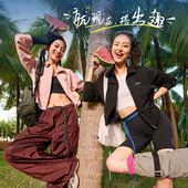 新款 Lining 李宁正品 女子简约百搭针织舒适立领运动外套AWDU764