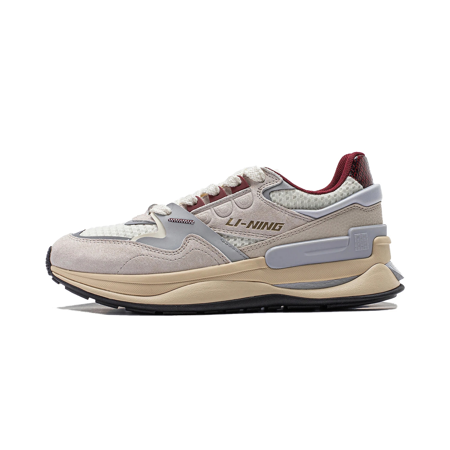 Lining/李宁正品001 初心V2男子反光轻量高回弹经典休闲鞋AGCU061