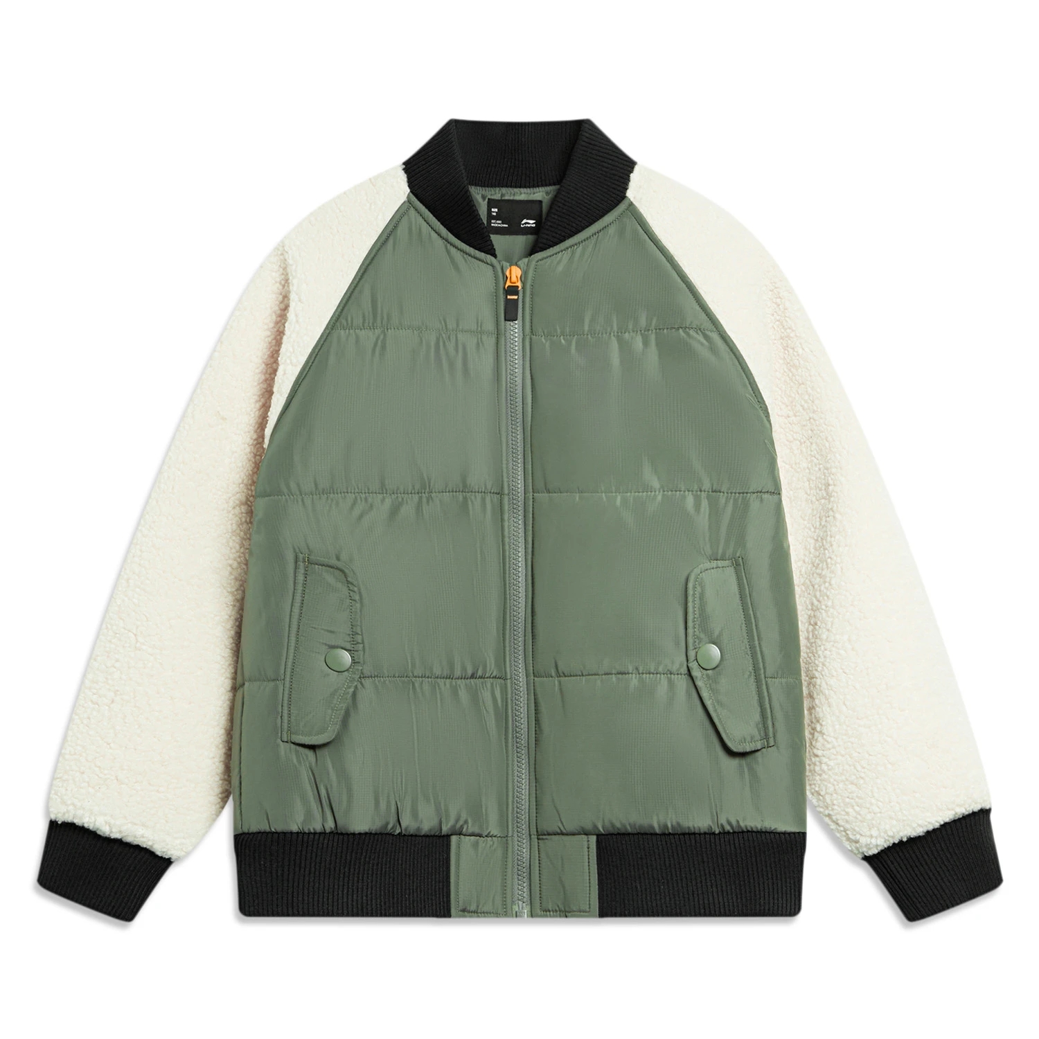 Lining/李宁正品冬季新款儿童运动休闲宽松拼接外套YFDT169