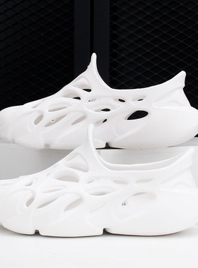 正品李宁BADFIVE反伍男女夏季透气休闲运动拖鞋洞洞鞋凉鞋ABTR004