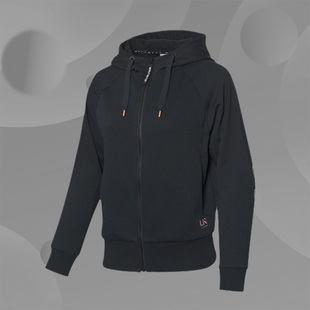 卫衣夹克外套AWDP534 女子运动休闲健身训练连帽开衫 李宁正品 新款