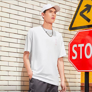 新品 ELLINGTON专业滑板签名男子短袖 T恤文化衫 AHSR979 李宁ERIK