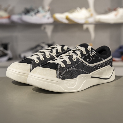 李宁正品夏季新款轻帆男女款软弹舒适经典百搭休闲板鞋AGCV065-1