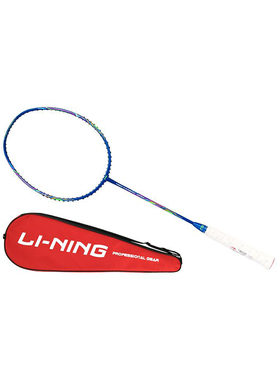 李宁正品新款男女同款全碳素舒适运动单拍无线羽毛球拍AYPR018-1