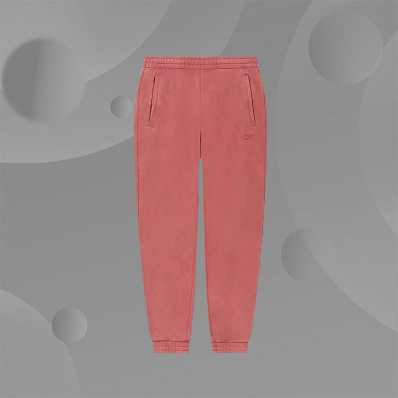 李宁卫裤男款春季运动生活系列舒适时尚收口休闲长裤AKLS057-3