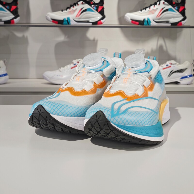 李宁正品赤兔7 PRO YOUNG女大童反光缓震回弹耐磨跑步鞋YKFU028-3