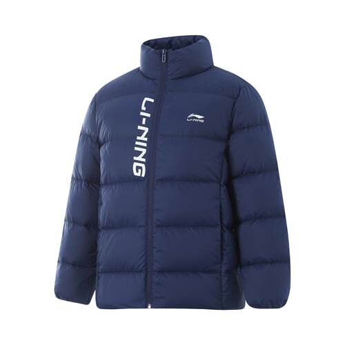 李宁正品小大童保暖立领羽绒服