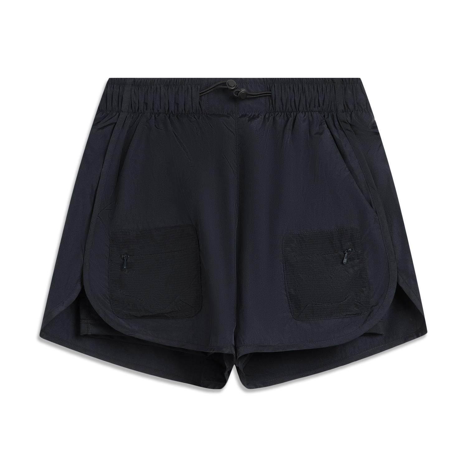 李宁正品夏季新款女子速干透气健身跑步训练梭织运动短裤AKSV586,运动服/休闲服装,运动中长裤／短裤,淘宝优惠券,粉丝福利购,淘宝优惠卷