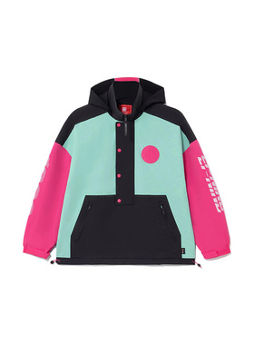 李宁春季新款宽松连帽百搭潮流音乐节男子套头外套AFDS211-1