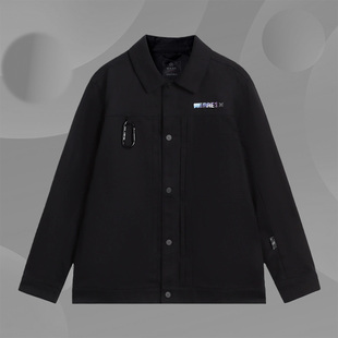 正品李宁韦德 x Glare艺术家联名系列男子休闲夹克外套AFDS475