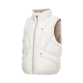 Lining 李宁正品 运动潮流系列女子宽松保暖立领羽绒马甲AMRT018