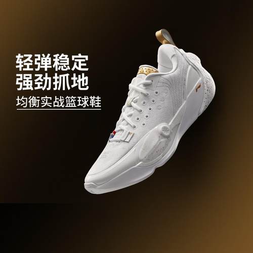 李宁正品韦德全城13男子轻弹缓震低帮防滑篮球专业比赛鞋ABAV017