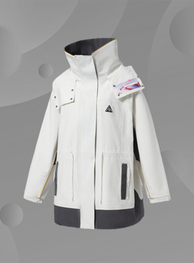 李宁女子连帽防风防泼水单层冲锋衣健身运动外套风衣 AEMR002