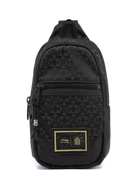 李宁正品2025新款男女款潮流印花轻便小巧运动胸包斜挎包ABDV383