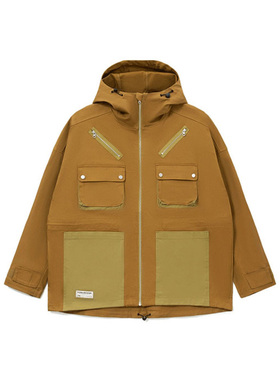 李宁夹克男士新款运动生活系列连帽宽松冬季运动服AJDR525