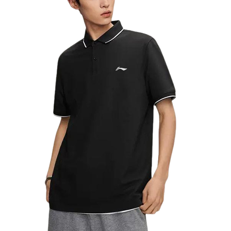 李宁正品2025新款男子柔软舒适透气休闲翻领短袖POLO衫APLU771-3,运动服/休闲服装,运动POLO衫,淘宝优惠券,粉丝福利购,淘宝优惠卷