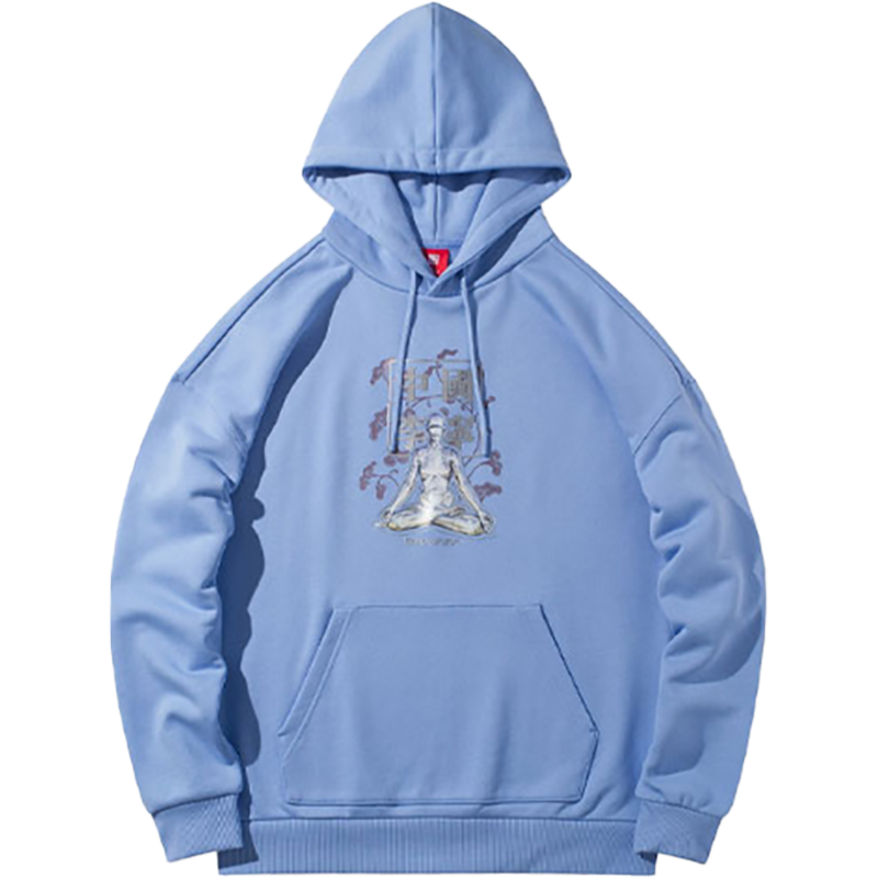 中国李宁正品空山基联名同款男女休闲时尚潮流宽松卫衣AWDR643