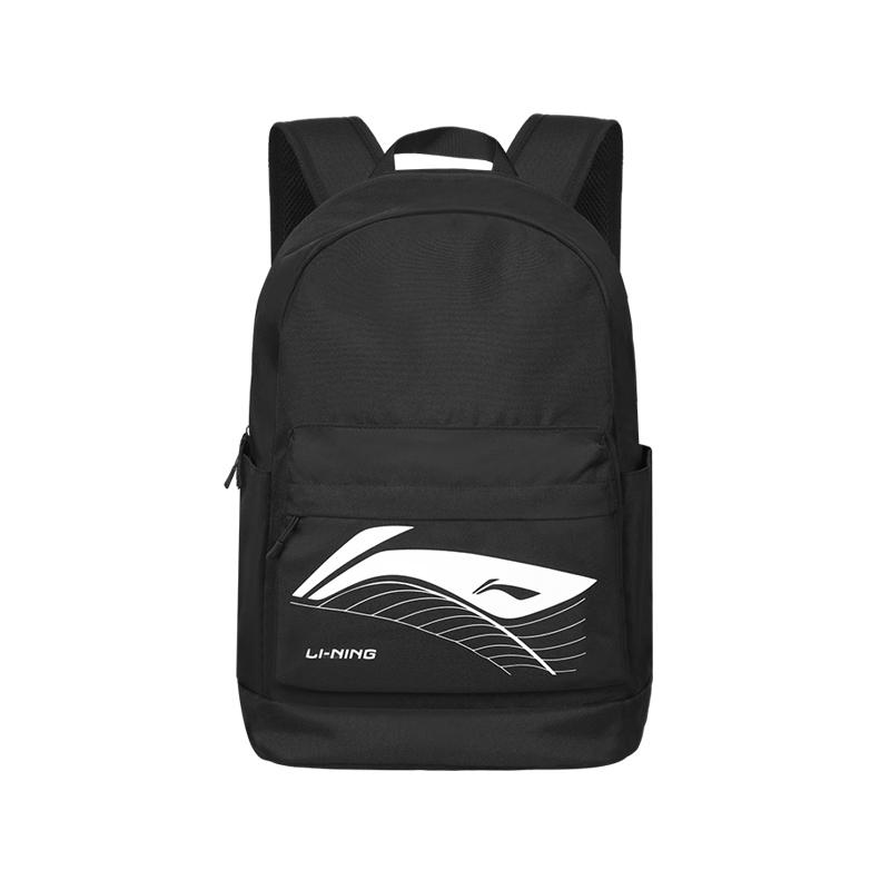 李宁正品男女经典印花双肩背包