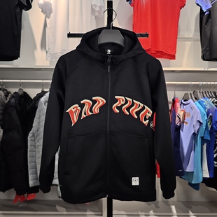 Lining/李宁正品春季新款男子时尚休闲宽松连帽拉链外套AWDU095-1