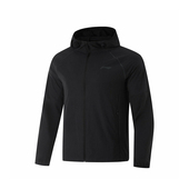 跑步系列男士 时尚 拉链修身 李宁正品 运动透气夹克外套AFDU973