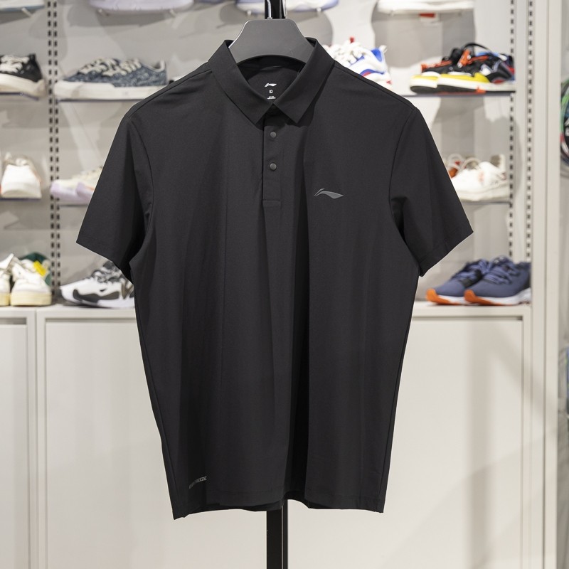 李宁正品2025夏季男子纯色百搭凉感透气运动短袖POLO衫APLV039-2,运动服/休闲服装,运动POLO衫,淘宝优惠券,粉丝福利购,淘宝优惠卷