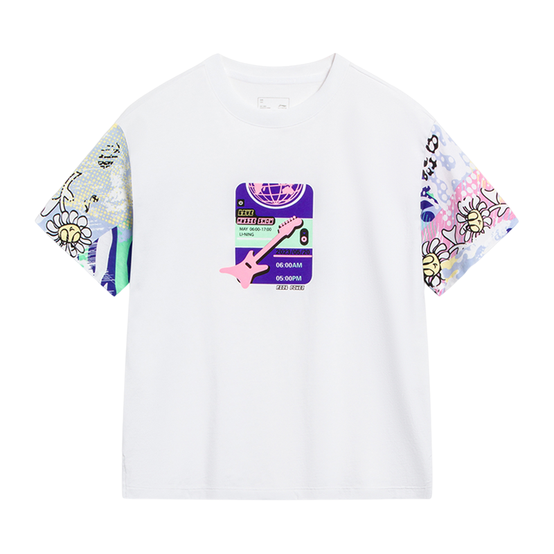 Lining/李宁正品女大童运动潮流系列宽松休闲透气短袖T恤YHST112,童装/婴儿装/亲子装,T恤,淘宝优惠券,粉丝福利购,淘宝优惠卷