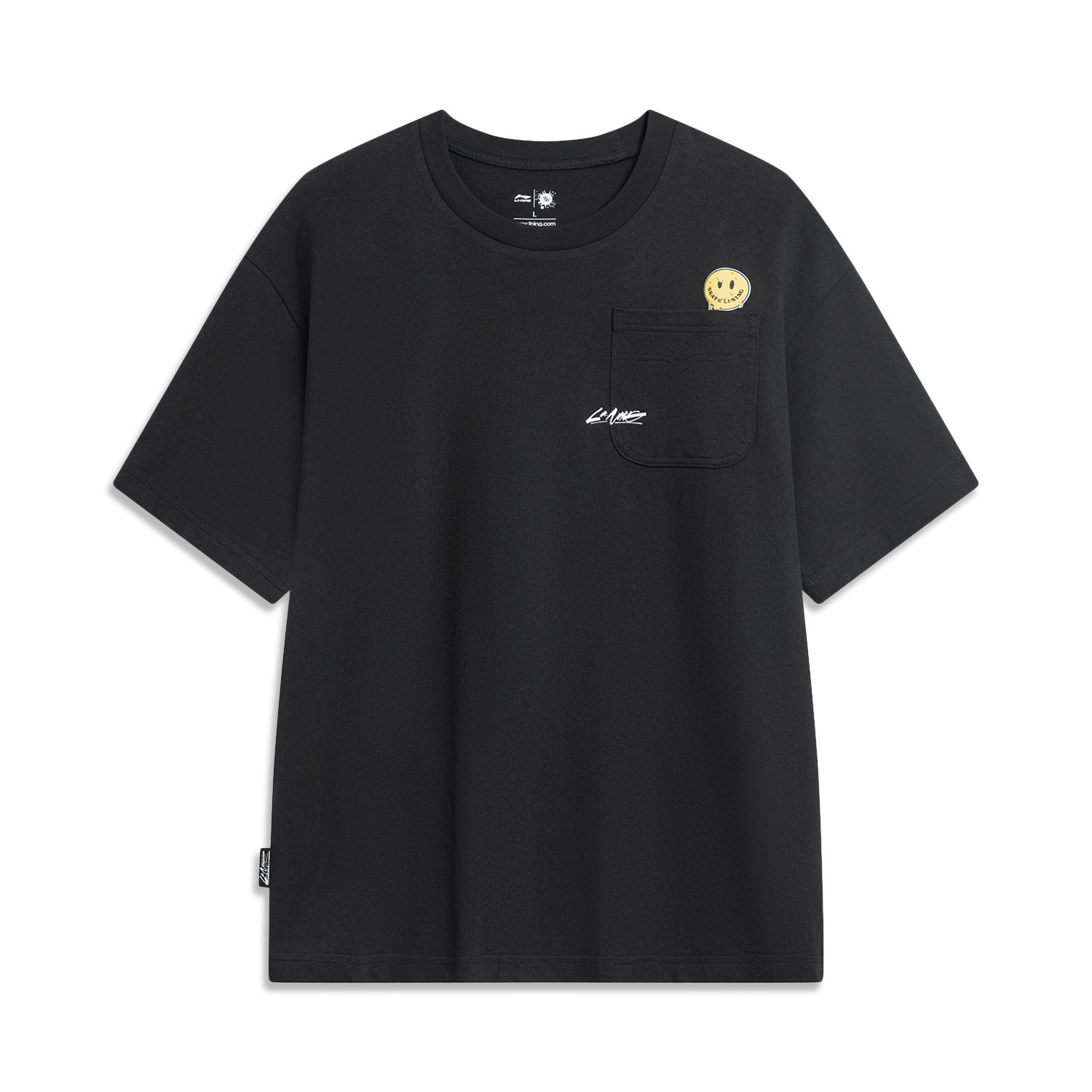 lining/李宁正品og_slick联名款男女同款运动圆领短袖ahst477