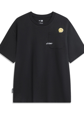 Lining/李宁正品OG_SLICK联名款男女同款运动圆领短袖AHST477