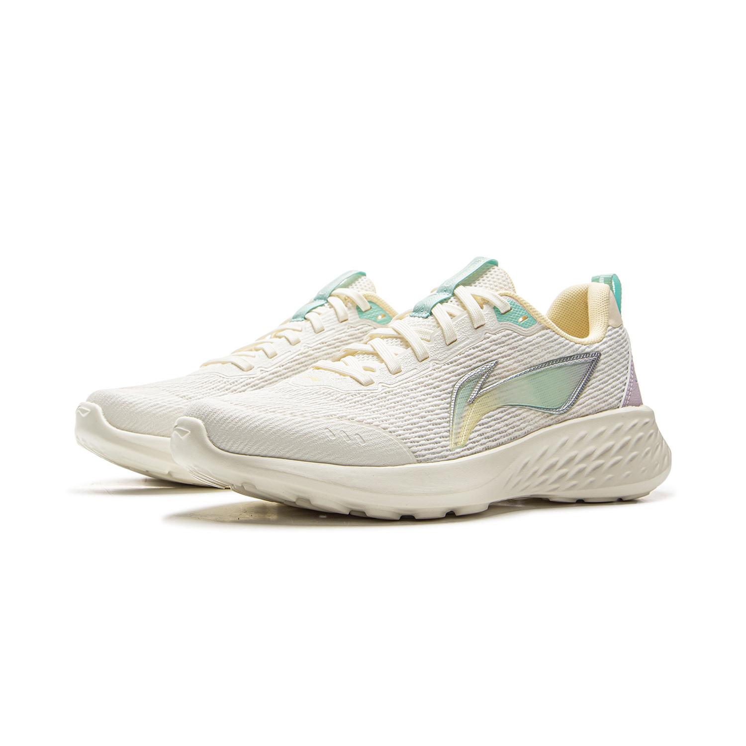 李宁正品轻云女子时尚简约网面透气耐磨运动低帮跑步鞋ARSV060