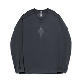 李宁正品 成龙联名功夫系列男女同款 Lining 宽松长袖 T恤AHST623