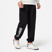 男子BADFIVE反伍运动休闲加绒保暖长裤 新款 AKLSC09 冬季 李宁正品