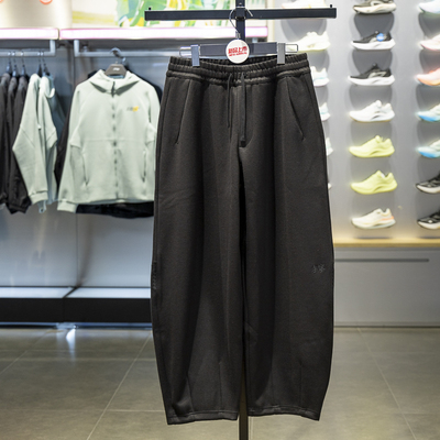 李宁正品男子宽松运动弯刀裤