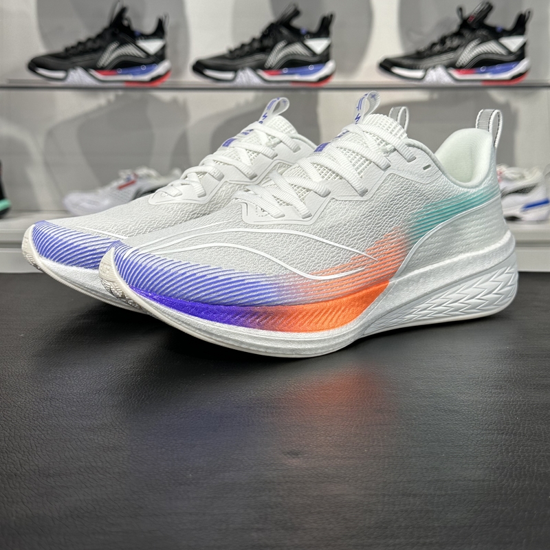 李宁正品赤兔6Pro男子耐磨透气低帮系带运动休闲跑步鞋ARMT013-4