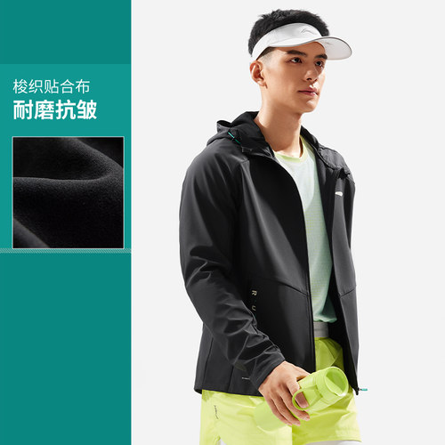李宁正品男子加绒保暖运动外套