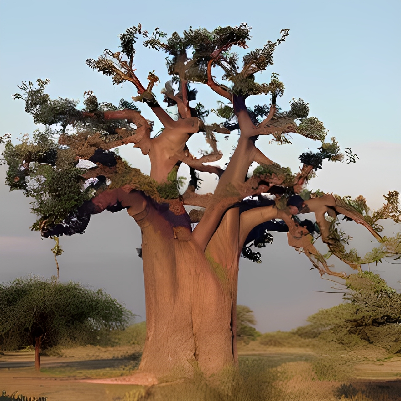 澳洲猴面包树带盆包邮一物一拍