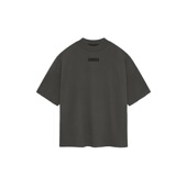 God Essentials Fear 24SS前小皮标logo纯色短袖 T恤男FOG潮流