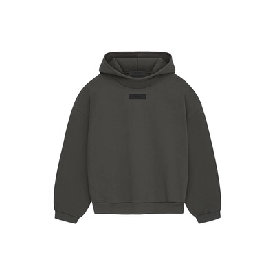 Fear of God Essentials 24SS前小皮标纯色加绒卫衣帽衫FOG高街潮